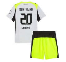 Borussia Dortmund Marcel Sabitzer #20 Koszulka Wyjazdowa dzieci 2025-26 Krótki Rękaw (+ krótkie spodenki)